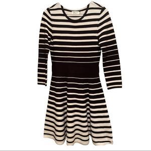 ⭐️Host Pick⭐️ Eliza J Black And White Striped Sweater Dress